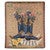 Texas Boots & Bluebonnets Tapestry Throw