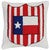 Texas Flag and Shield Hooked Wool Pillow