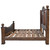 Texas Star Cowhide Bed - King