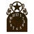 Texas Star Table Clock