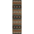 Three Chiefs Suede & Teal Rug - 2 x 8