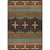 Three Chiefs Suede & Teal Rug - 4 x 5