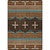 Three Chiefs Suede & Teal Rug - 5 x 8