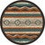 Three Travelers Rug - 8 Ft. Round