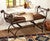 Tooled Leather and Cowhide Bench