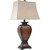 Tooled Leather Old West Lamp