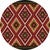 Traditions Rust Rug - 8 Ft. Round