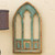 Trinity Window Turquoise Wall Hanging