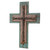 Turquoise Barbwire Wall Cross - CLEARANCE