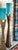 Turquoise Glass Floor Lamp - Medium