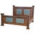 Turquoise Patina Copper Bed - King