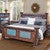 Turquoise Patina Copper Bed - Queen