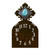 Turquoise Table Clock