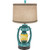 Turquoise Vintage Lantern Table Lamp