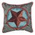 Turquoise Western Star Tapestry Pillow