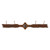 Unakite Stone 4 Hook Coat Rack
