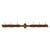 Unakite Stone 6 Hook Coat Rack