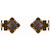 Unakite Stone Rod Brackets - Set of 2