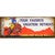 Vacation Retreat Personalized Sign - 14 x 36