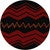 War Path Black Rug - 8 Ft. Round