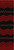 War Path Red Rug - 2 x 8