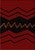 War Path Red Rug - 5 x 8