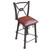 Coronado Iron Barstool with Swivel Back - Bronco