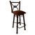 Coronado Iron Barstool with Swivel Back - Colonial