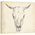 Western Skull Mount I Gallery Wrapped Canvas