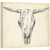 Western Skull Mount II Gallery Wrapped Canvas