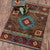 Whiskey River Turquoise Rug - 5 x 8