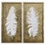 White Feathers Shadow Boxes - Set of 2