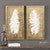 White Feathers Shadow Boxes - Set of 2