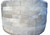 White Round Cowhide Ottoman - 36 Inch