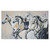 White Stallion Stampede Canvas Art