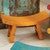 Wood Santa Fe Sitter Stool - Orange