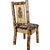 Woodsman Woodland Upholstery Side Chair with Laser-Engraved Pine Tree Design