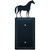 Wrought Iron Horse Single Electrical Cover