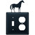 Wrought Iron Horse Switch & Outlet Cover