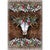 Floral Steer Skull Rug - 4 x 5