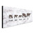 Longhorn Family Personalized Block Mount - 18 x 7