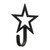 Open Star Wall Hook