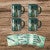 Emerald Feathers 8 Pc Mug & Coaster Set