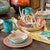 Fiesta Feathers 14 Pc Dinnerware Set