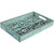 Turquoise Wooden Tray