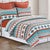 Turquoise Mirage Quilt Bed Set - Full/Queen