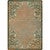 Turquoise Scroll Saddle Rug - 4 x 5
