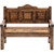 Distressed Natural Sonoran Bench