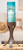 Turquoise Valley Glass Pillar Candle Holder - Large