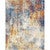 Abstract Rust Rug - 9 x 12